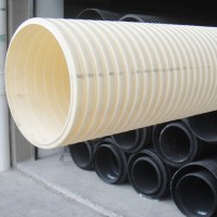 陕西PVC-U双壁波纹管 埋地排水用波纹管 硬聚氯乙烯双壁波纹管