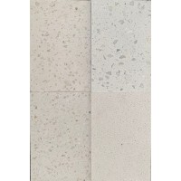 晟垲荃 北欧风格白色颗粒水磨石 可用于墙面 地面 厨房地砖